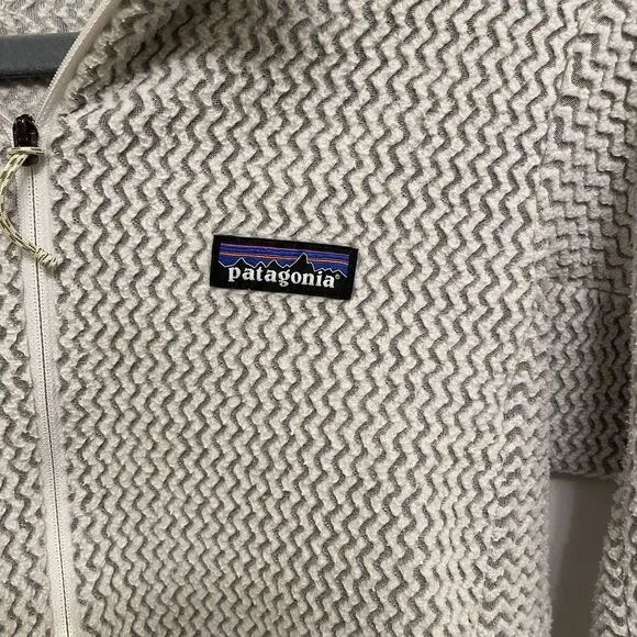 PATAGONIA R1 Air Zip-Neck Pullover Wool White Women Med Gorpcore - Picture 3 of 7